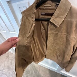 Brand new leather Perry Ellis, men’s jacket size large
